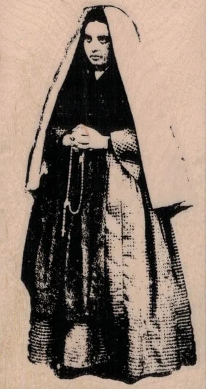 Saint Bernadette 2 1/4 x 4-0