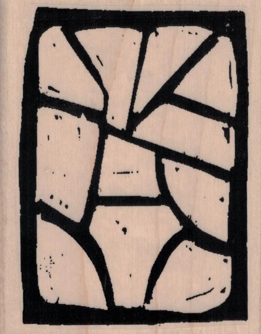Ethos Stained Glass by Tina Walker 3 x 3 3/4-0