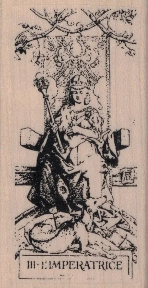 Tarot III Empress 1 3/4 x 3 1/4-0