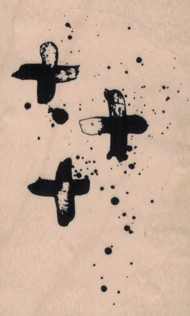 Plus Sign Background 2 3/4 x 4 1/4-0