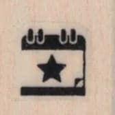 Star Flip Calendar 3/4 x 3/4-0