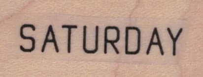 Saturday 3/4 x 1 1/2-0