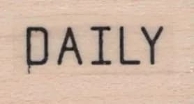 Daily 3/4 x 1-0
