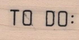 To Do: 3/4 x 1-0