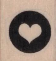 Heart In Circle 3/4 x 3/4-0