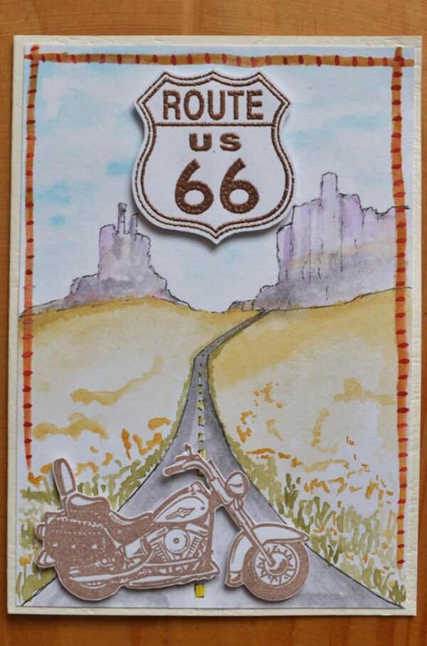 Route 66 RoadSign 2 x 2-41252