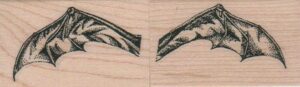 Bat Wings (Set of 2 - 1 1/2 x 2 1/4 ea.)-0