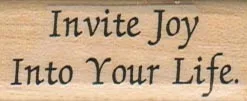Invite Joy Into Your Life 3/4 x 1 3/4-0