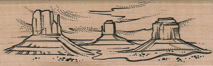 MonumeNt Valley Mesa Trio 1 3/4 x 5-0