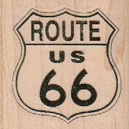 Route 66 RoadSign 2 x 2-0