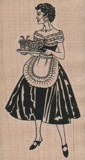 Housewife With Drinks 2 x 3 1/2-0