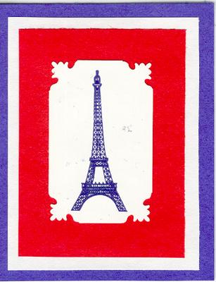 Eiffel Tower/Medium 1 1/2 x 3-34075