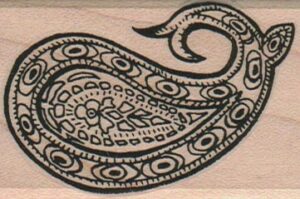 Paisley Design With Hook 1 3/4 x 2 1/2-0