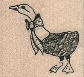 Duck With Bow On Neck 2 x 1 3/4-0