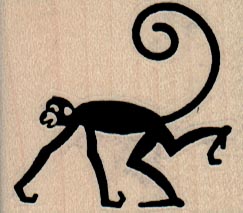 Monkey Walking Left 1 3/4 x 1 1/2-0