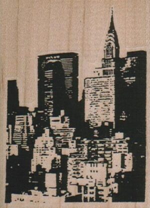 Skyscrapers With Chrysler Building 2 1/4 x 3-0