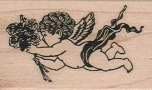 Cupid With Bouquet 1 1/2 x 2 1/4-0