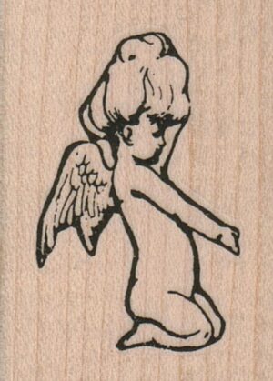 Angel Pointing Down (Facing Right) 1 1/2 x 2-0