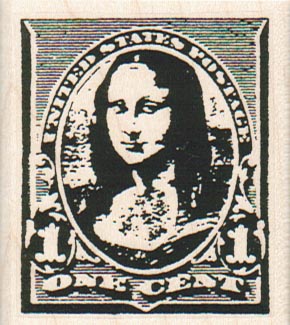 United States Mona Lisa Postage 2 x 2 1/4-0