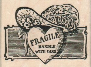Fragile Handle With Care 2 3/4 x 2-0