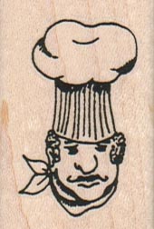 Chef In Hat 1 1/4 x 1 3/4-0