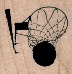 BasketBall And Net 1 3/4 x 1 3/4-0