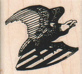 Eagle On Shield 2 x 1 3/4-0