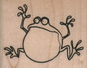 Jumping Frog Looking Left 2 x 1 1/2-0