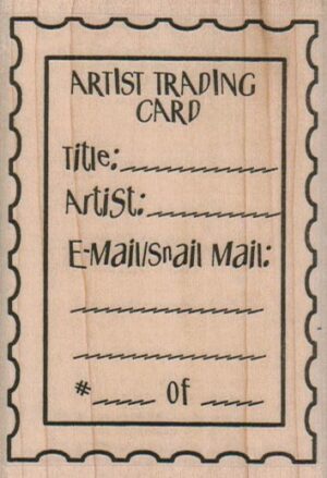 Artist Trading Card Info/Postage Stamp 2 1/2 x 3 1/2-0