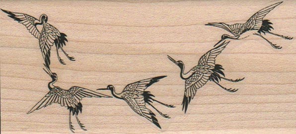 Flying Cranes/Egrets 2 x 4-0