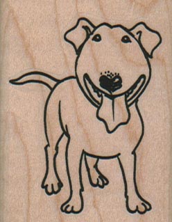 Dog Panting 1 3/4 x 2 1/4-0