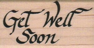 Get Well Soon 1 1/2 x 2 3/4-0