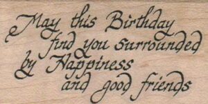 May This Birthday Find You 1 1/2 x 2 1/2-0