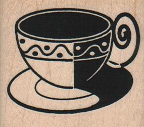 Coffee Cup And Saucer 2 x 1 3/4-0