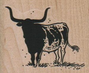 Longhorn Steer 2 1/4 x 1 3/4-0