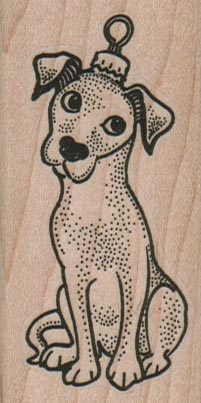 Dog Christmas Ornament 1 1/2 x 2 3/4-0