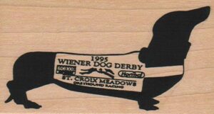 Dachshund Wiener Dog Derby 2 x 3 1/2-0