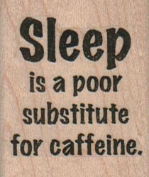 Sleep Is A Poor Substitute 1 1/2 x 1 3/4-0