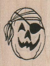 Pirate Jack O' Lantern 1 1/4 x 1 1/2-0