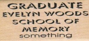 Graduate Evelyn Woods 1 1/2 x 2 3/4-0