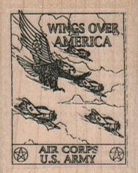 Wings Over America US Army 1 1/2 x 1 3/4-0