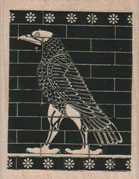 Falcon/Eagle On Tile 2 x 2 1/2-0