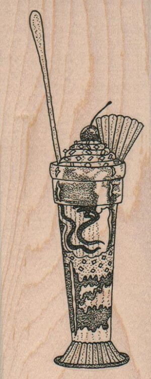 Tall MilkShake/Sundae 2 1/4 x 5 1/4-0