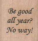 Be Good All Year 1 x 1-0