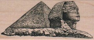 Sphinx And Pyramid 2 x 4 1/4-0