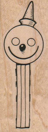 Smiley Face With Hat Pez Dispenser 1 1/4 x 3-0