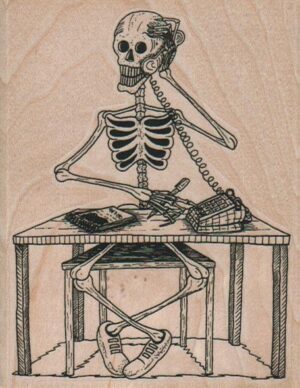 Skeleton BusinessMan 3 1/4 x 4-0