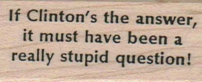 If Clinton's The Answer 1 x 2-0