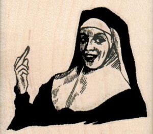 Nun Pointing Finger 2 1/4 x 2-0