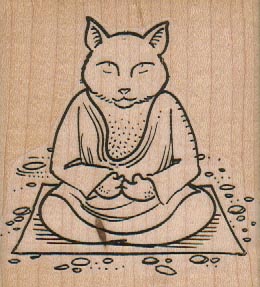 Cat Buddha 2 3/4 x 3-0